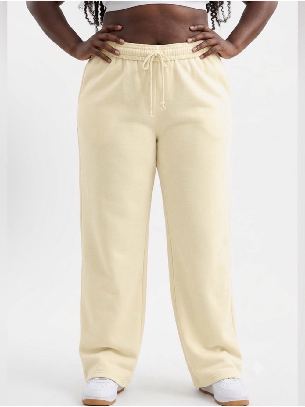 Y2K Wide Leg Interior Drawstring Pants (NWOT)